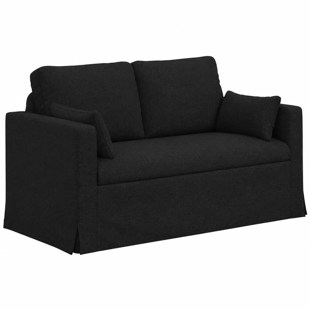 Modulares vidaXL Sofa Schwarz aus Stoff, ergonomisch und vielseitig für Wohnzimmer