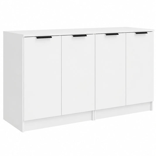 Moderner Sideboard-Schrank mit Türen, weiß, 60x30x70 cm, vielseitig einsetzbar