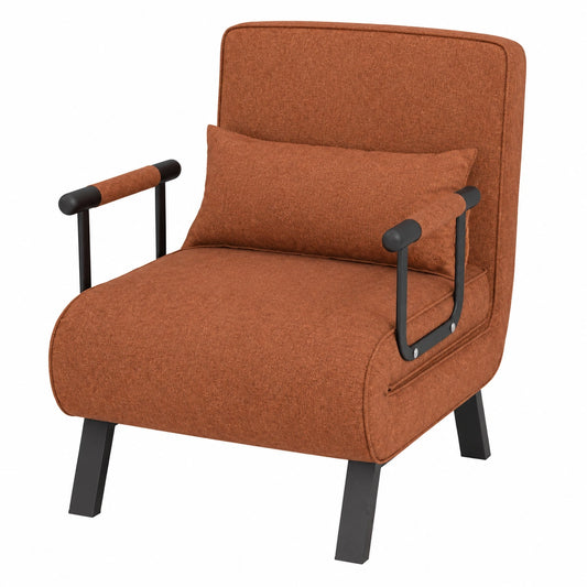 FANTASK Multifunktionales Schlafsofa mit Verstellbarer Rückenlehne und Abnehmbarem Kissen