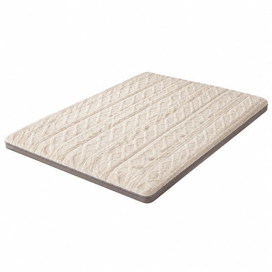 Japanische Futon-Matratze, faltbar, 6 cm dick, atmungsaktiv, für Bodenbetten, platzsparend, Braun, 120 x 200 cm