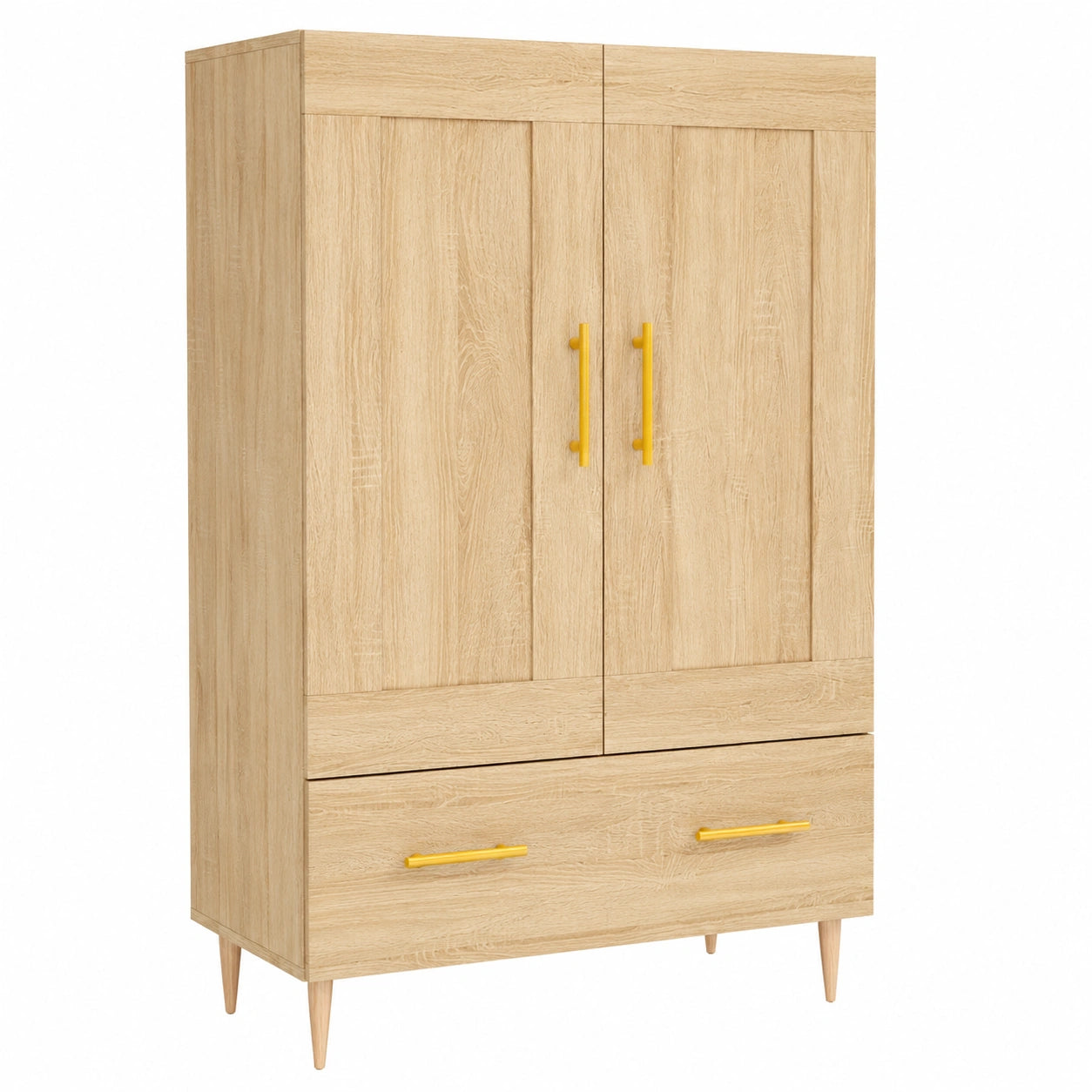Moderner Mehrzweck-Hochschrank aus Sonoma-Eiche für das Wohnzimmer