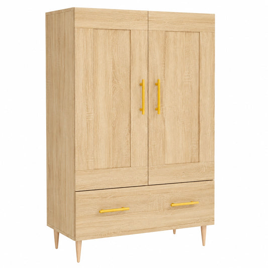 Moderner Mehrzweck-Hochschrank aus Sonoma-Eiche für das Wohnzimmer