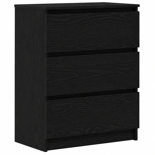 vidaXL Anrichte in Schwarzer Eichenoptik 60x35x76 cm Holz
