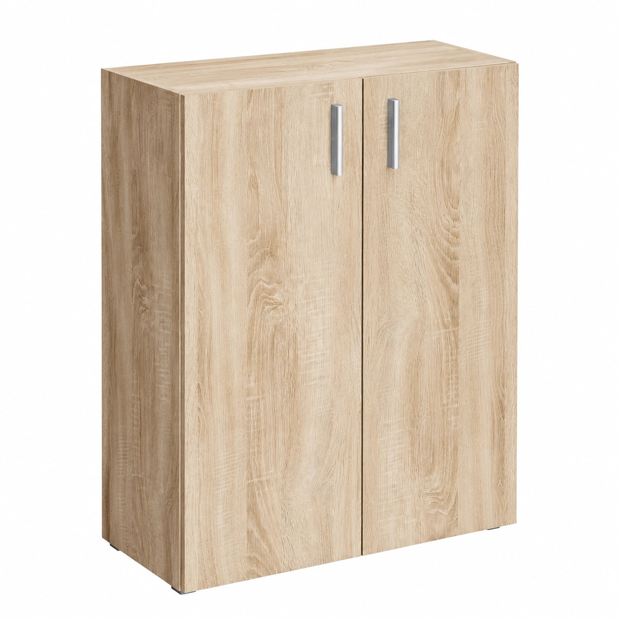 Casaria® Moderner Holzschrank mit Türen, höhenverstellbaren Einlegeböden, 115,5x60x30cm für Schlafzimmer, Büro und Flur